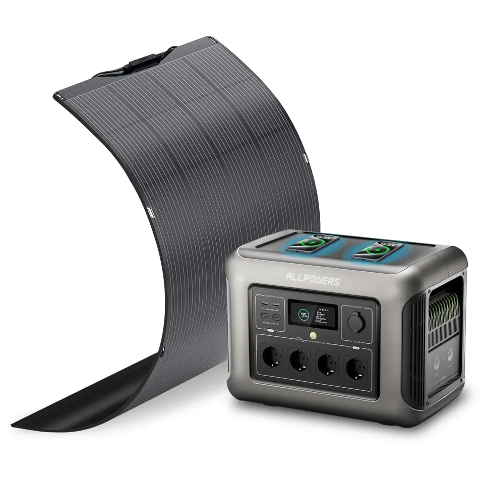 Allpowers R1500 Powerstation mit 200W Solarpanel 1152Wh