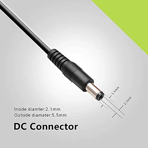 ALLPOWERS Autoladekabel 12V-24V DC 5,5x2,1mm 1,5m