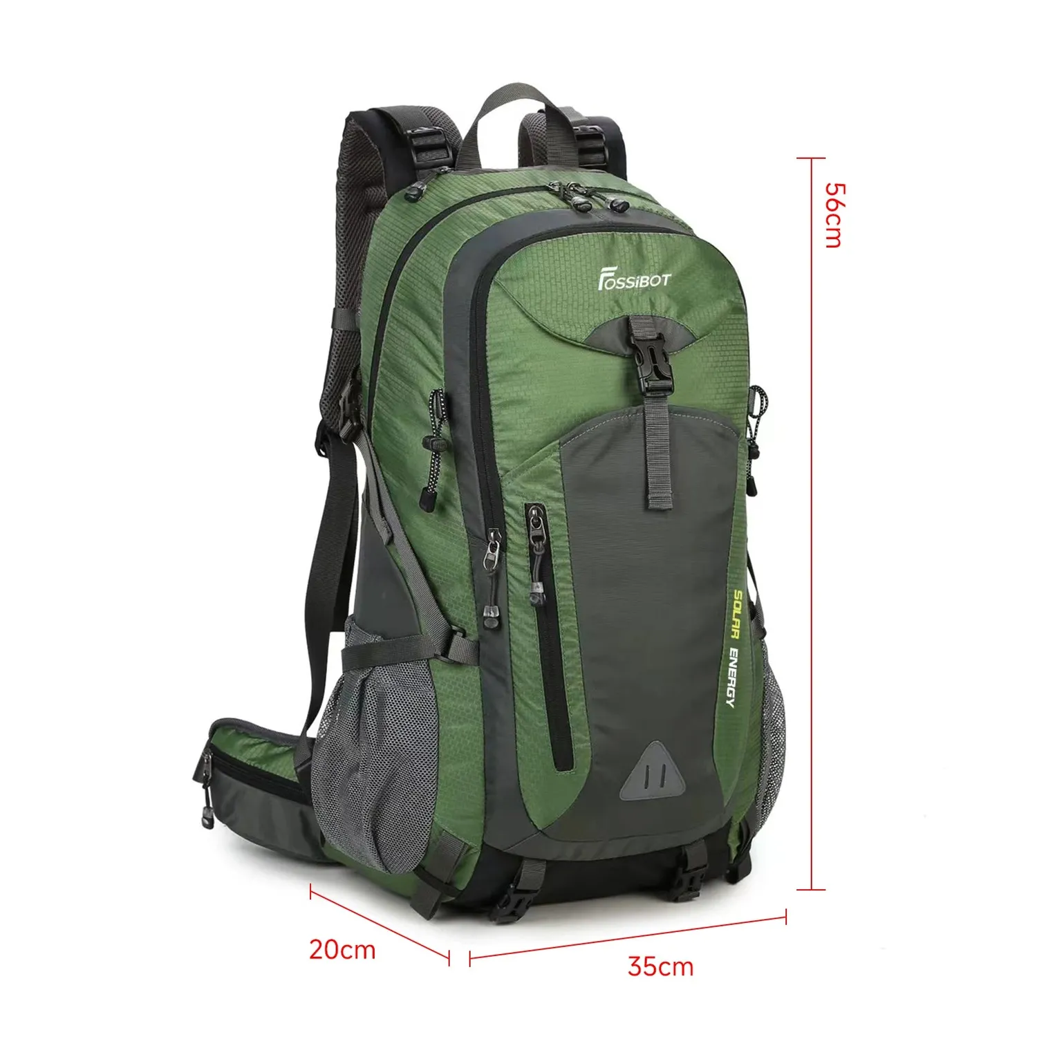 FOSSIBOT Reiserucksack 50L wasserdicht leicht