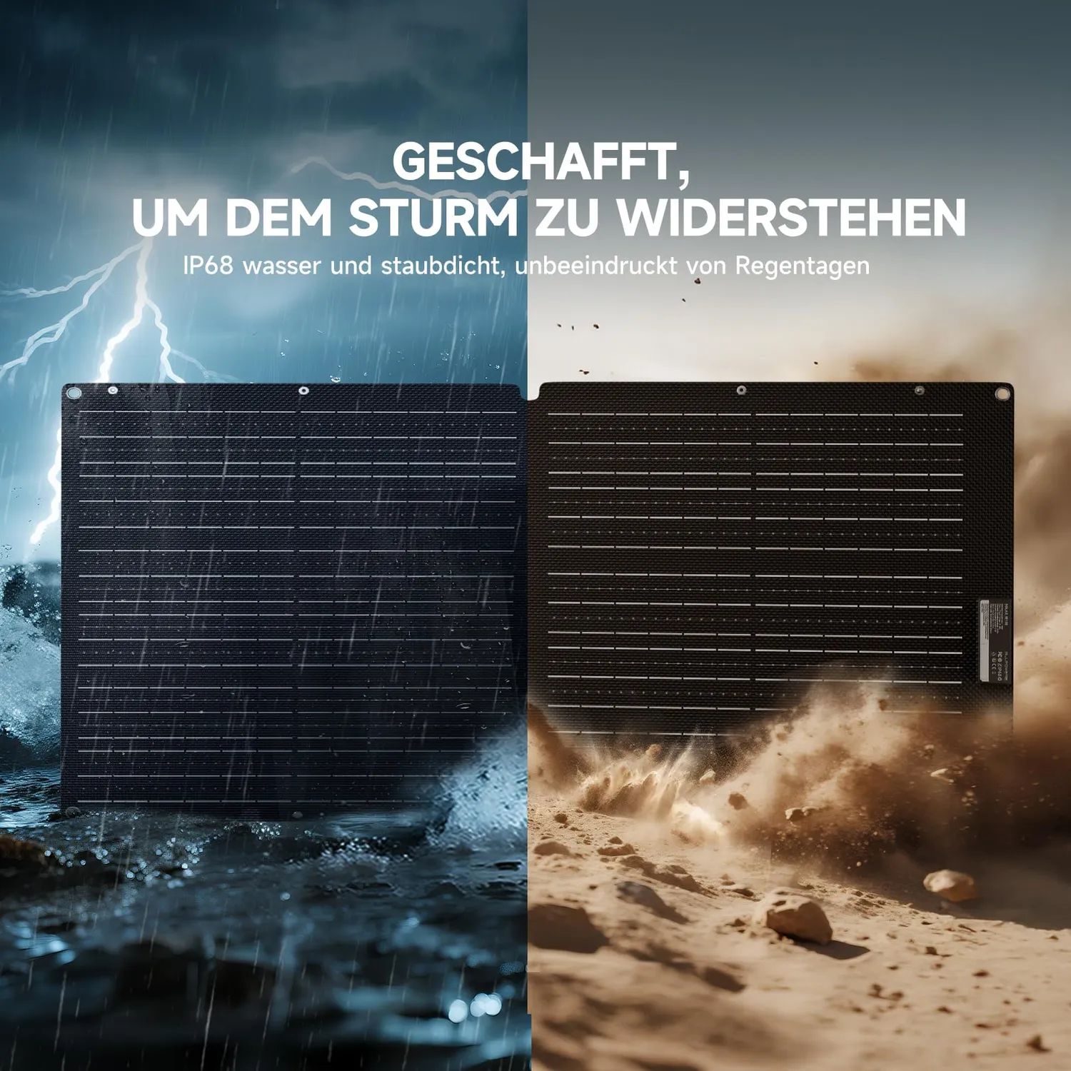 Allpowers 100W Solarmodul faltbar IP68 für Powerstation
